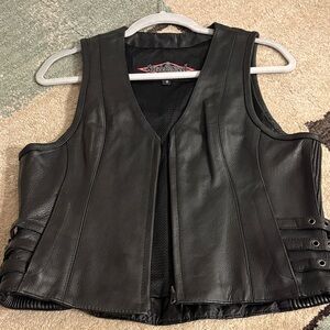 Like NEW Street&Steel Motorcycle Leather Vest!